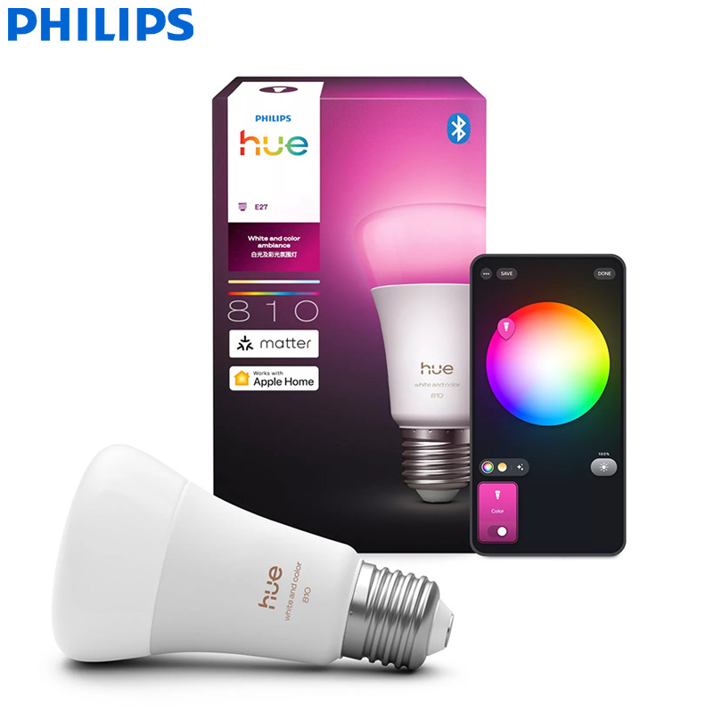 Philips Bulb Hue - Philips Hue E27 A60 810LM Lampadina