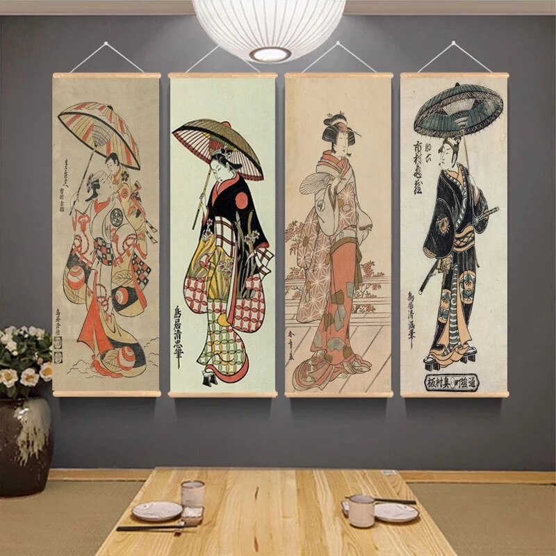 Japanese Lifestyle Anime - Poster Anime da Parete Vintage, Arte