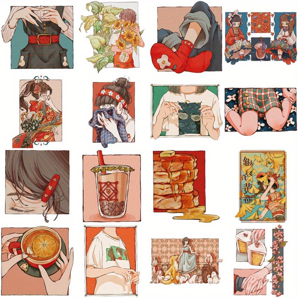 50 Pezzi Adesivi in Stile Vint - Japanese Lifestyle Anime recensione e prezzo